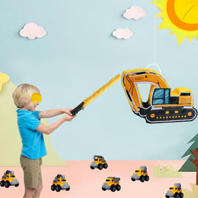 FIGEPO pinata hung for backyard or classroom swing.