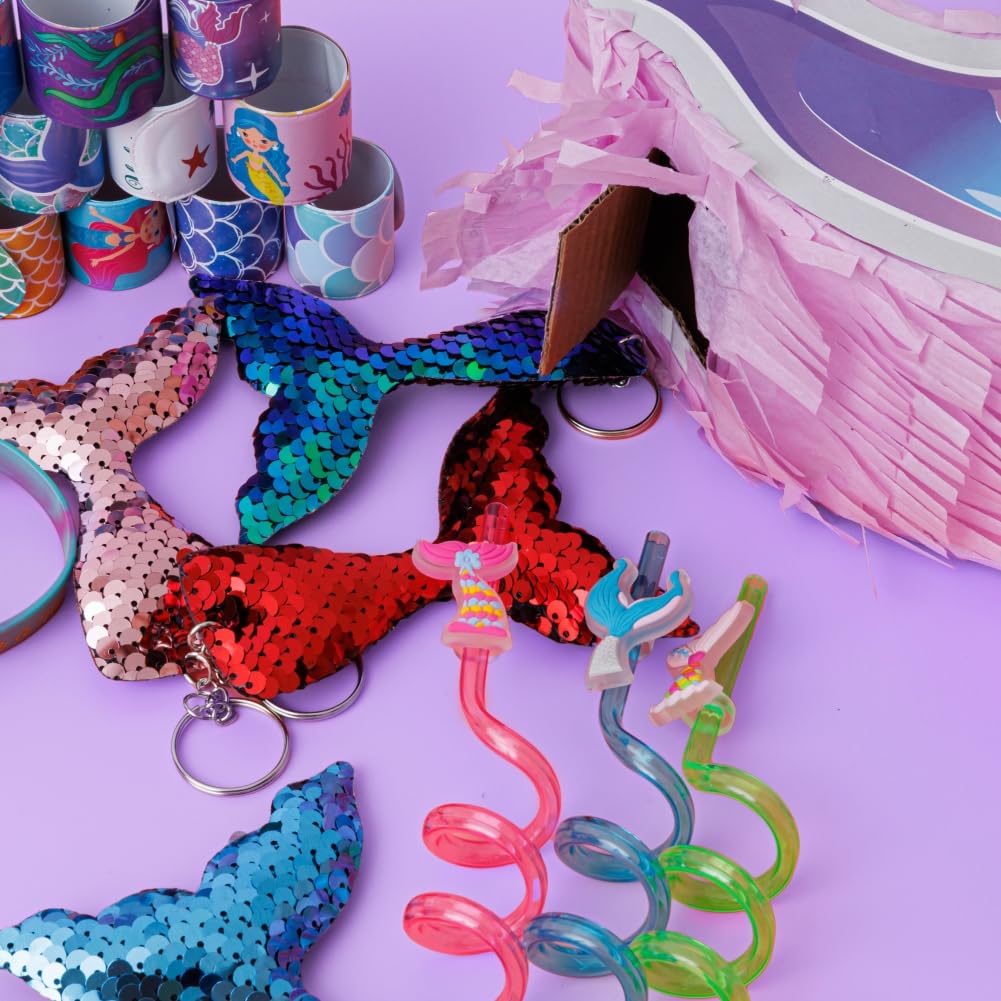 FIGEPO Slap bracelets mermaid pack adds interactive fun for guests.