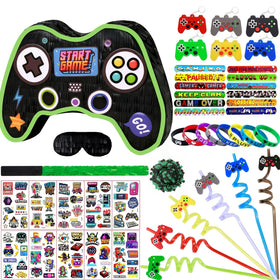 FIGEPO video game pinata controller centerpiece for a vibrant gamer party