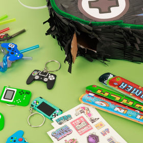 FIGEPO video game pinata set rubber bracelets add color to the party