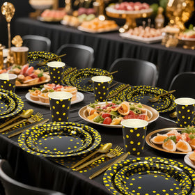 Fighting to Achieve gold cutlery set completes the tableware with convenience