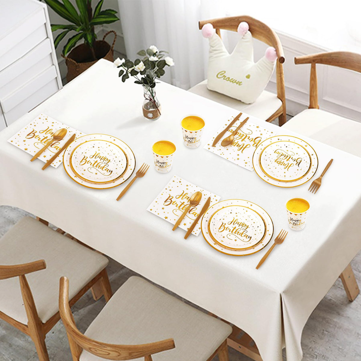 Fighting to Achieve party decor set for easy stylish tablescape