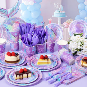 Fighting to Achieve Purple Cutlery Set adds durable, kid-friendly dining options.