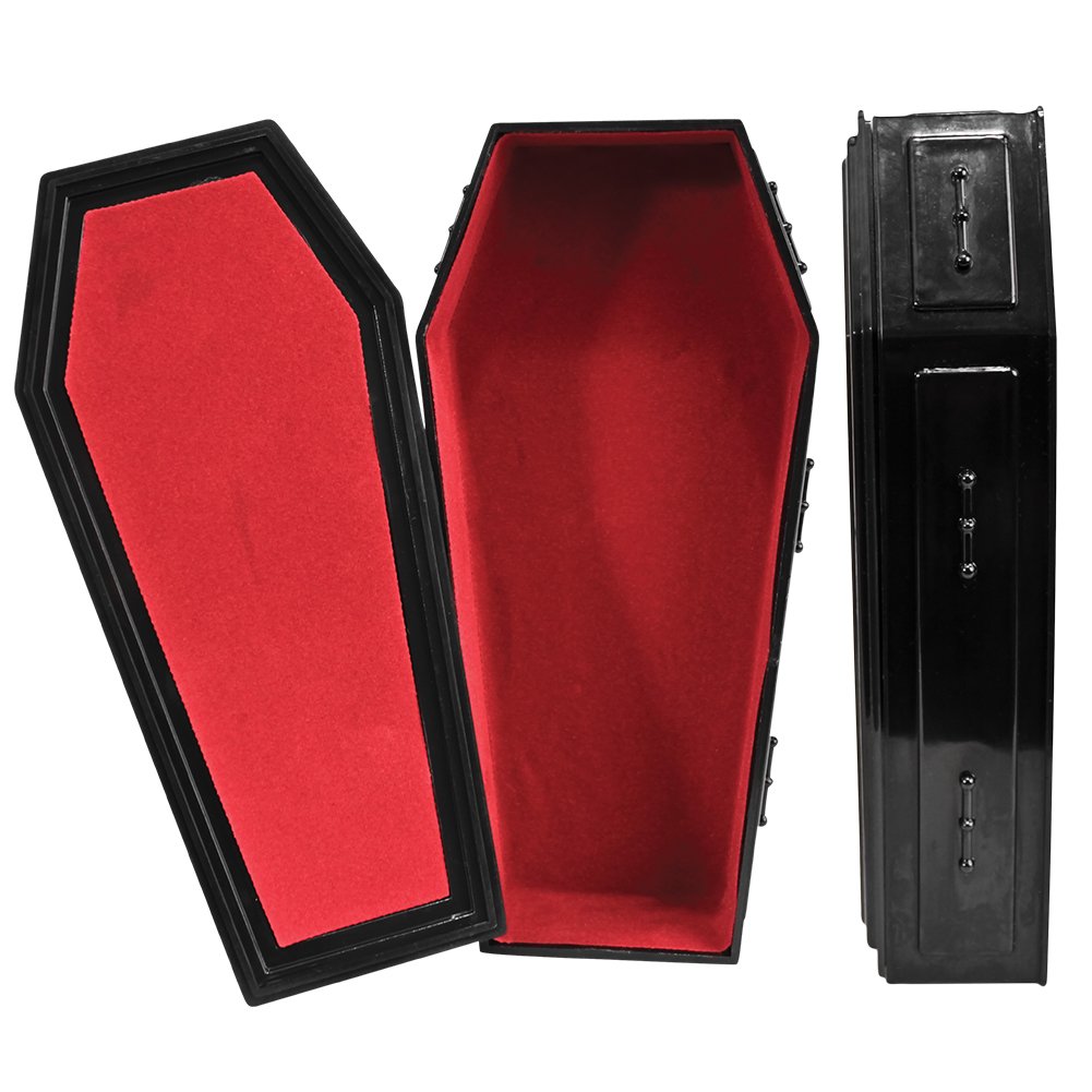 Figures Toy Company black coffin exterior for WWE figures, ideal display and storytelling.