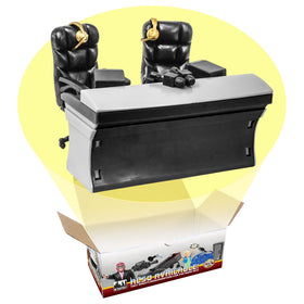 Figures Toy Company Ultimate Black Commentator Table for authentic wrestling figure scenes