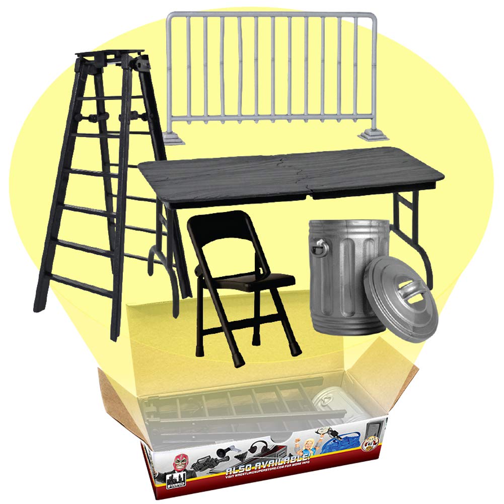 Figures Toy Company ladder prop for dramatic high-flying wrestling moves