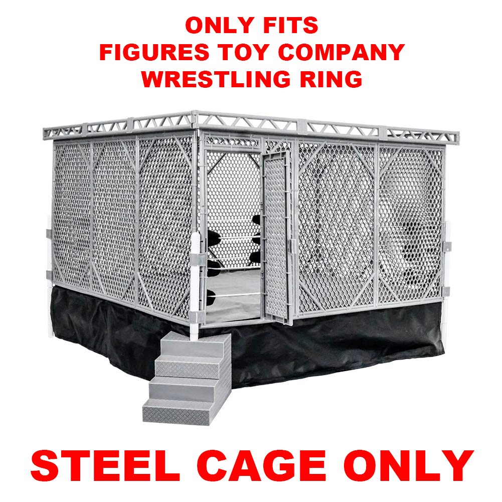 Figures Toy Company steel cage locking door for authentic match entrances.