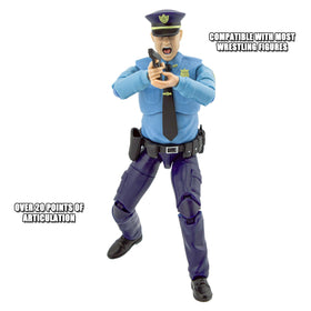 Interchangeable hands and swap-out parts for versatile poses.