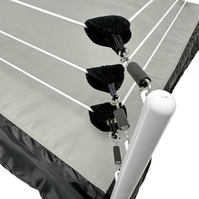 Figures Toy Company wrestling ring 21-5 inch square surface for action battles.