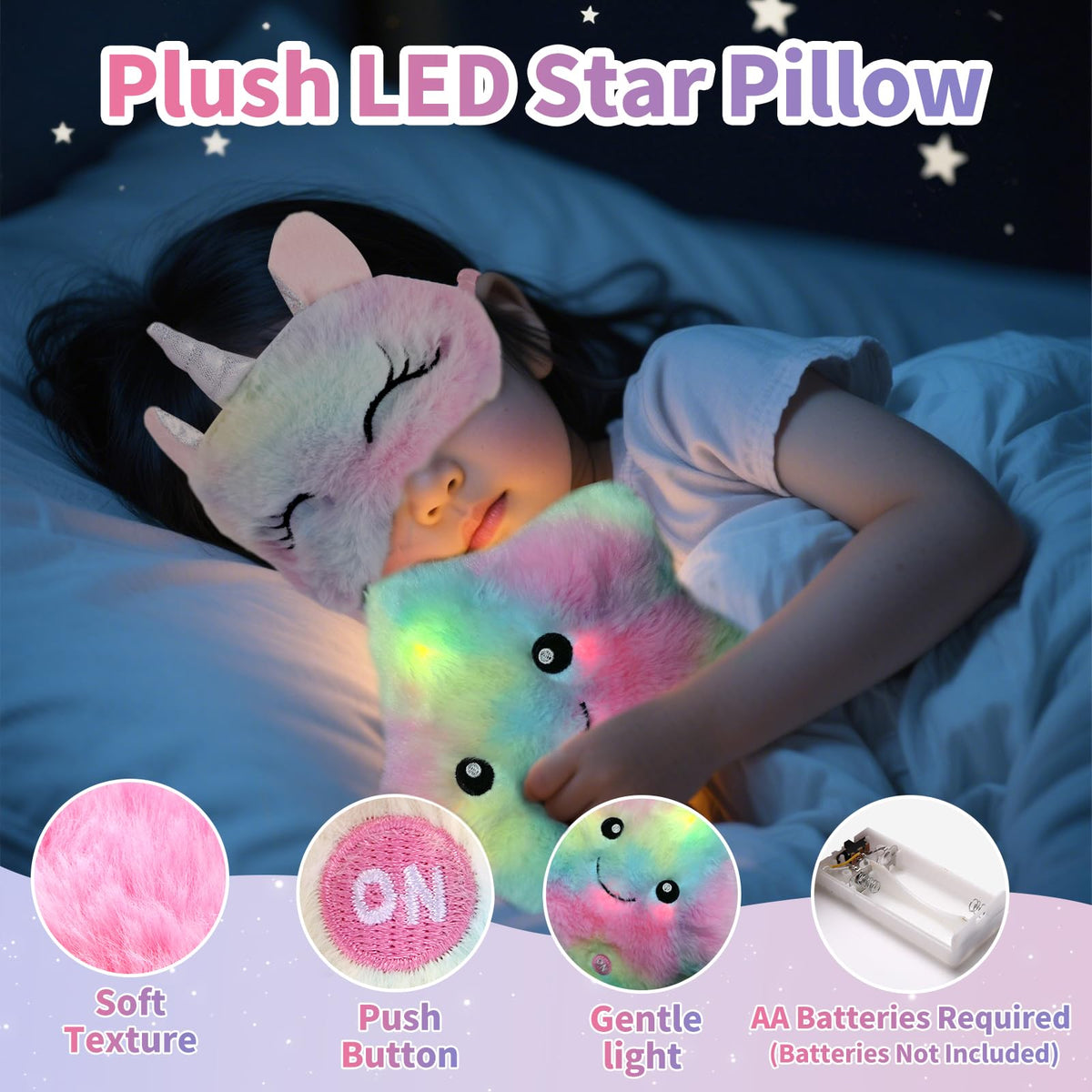 FIIOEOY glow-in-the-dark blanket, comforting nighttime companion.