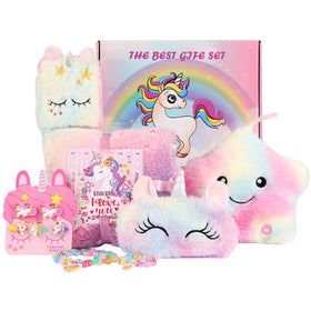 FIIOEOY unicorn gift box packaging, ideal for birthdays and gifting.