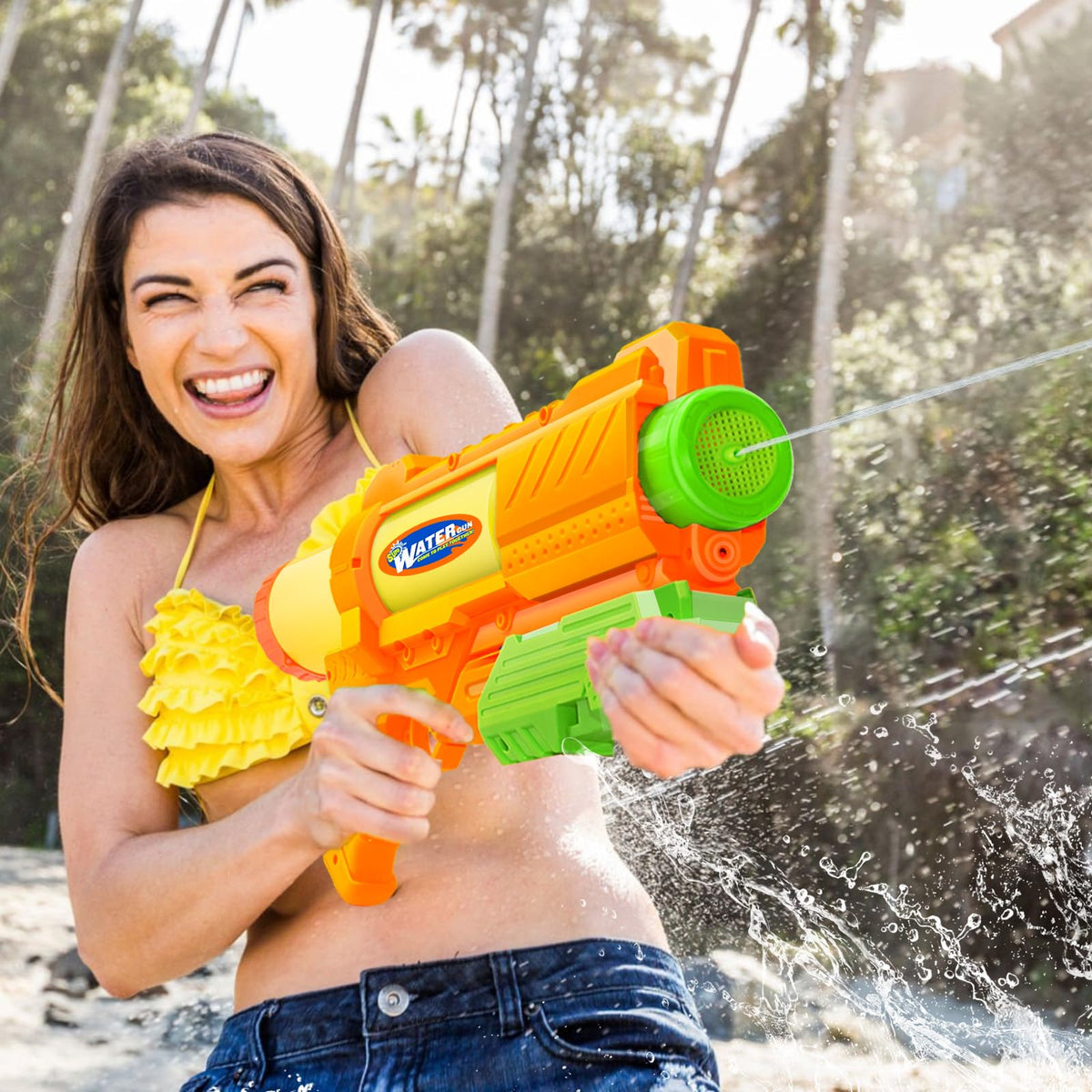 Fikamd long-range spray reaching poolside targets.