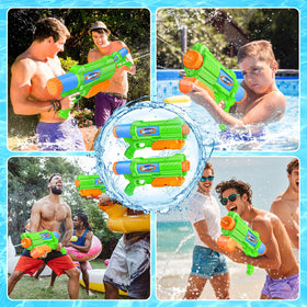 Fikamd Super Water Gun ready for summer pool and beach fun