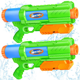 Fikamd Super Water Gun 1200cc pack 1 in action for backyard battles