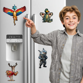 Filigree Fox waterproof magnets resist spills for kitchen play and quick cleanup.