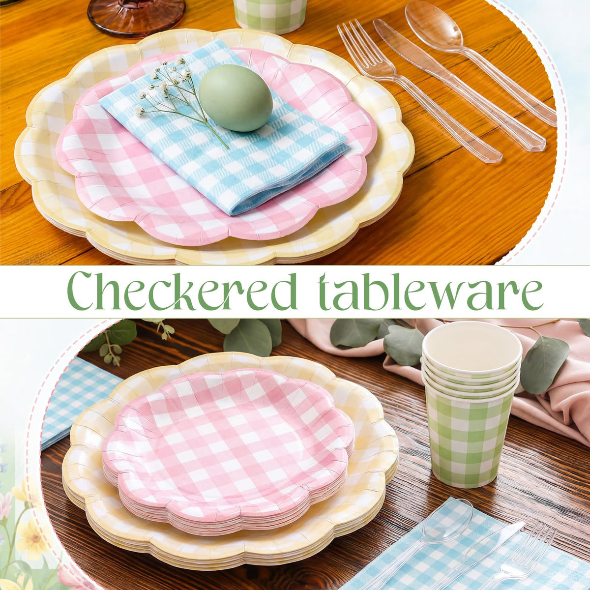 FillTouch spring party tableware overview ties pastel decor together
