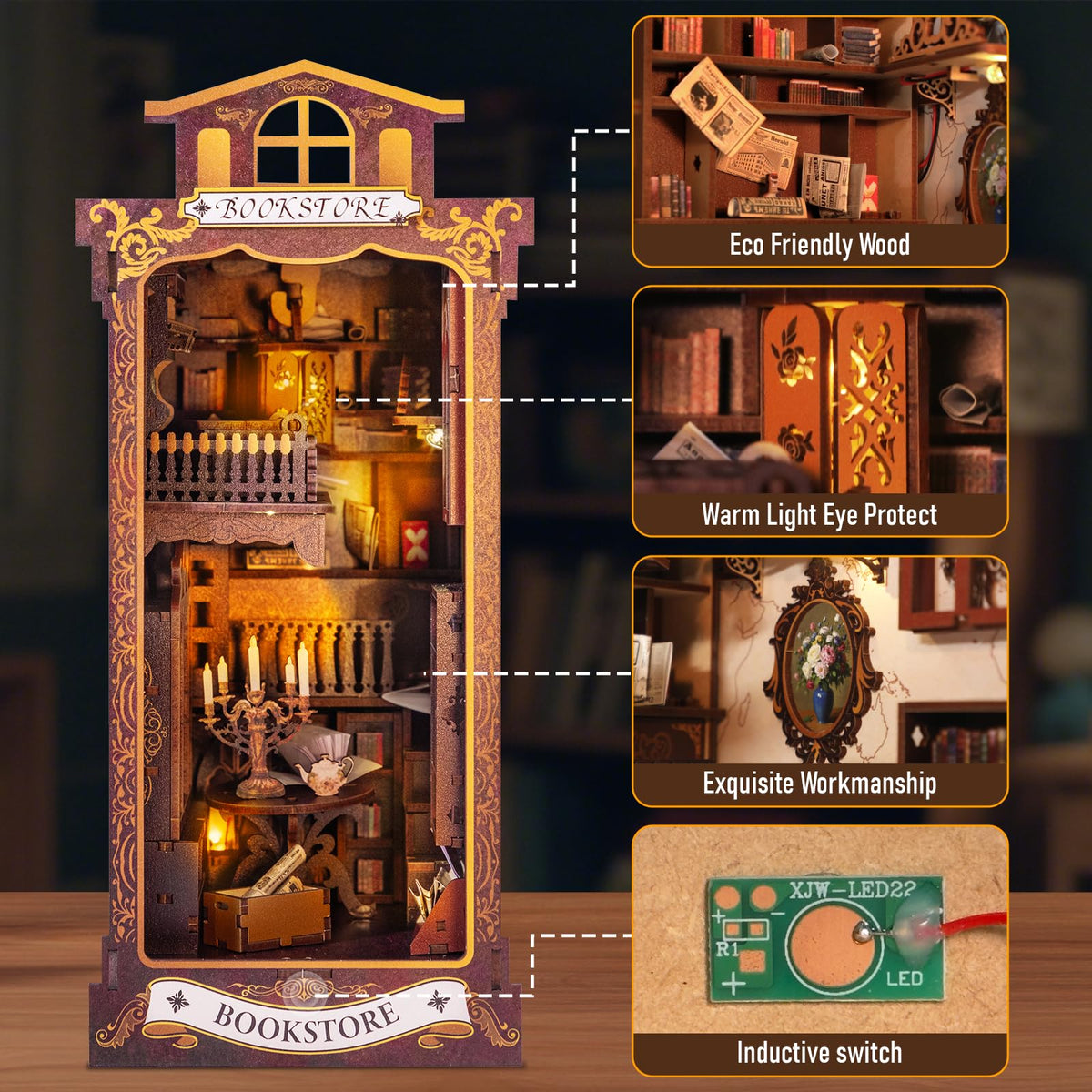 Fimeetoy Book Nook Kit boutique gift box for thoughtful presents
