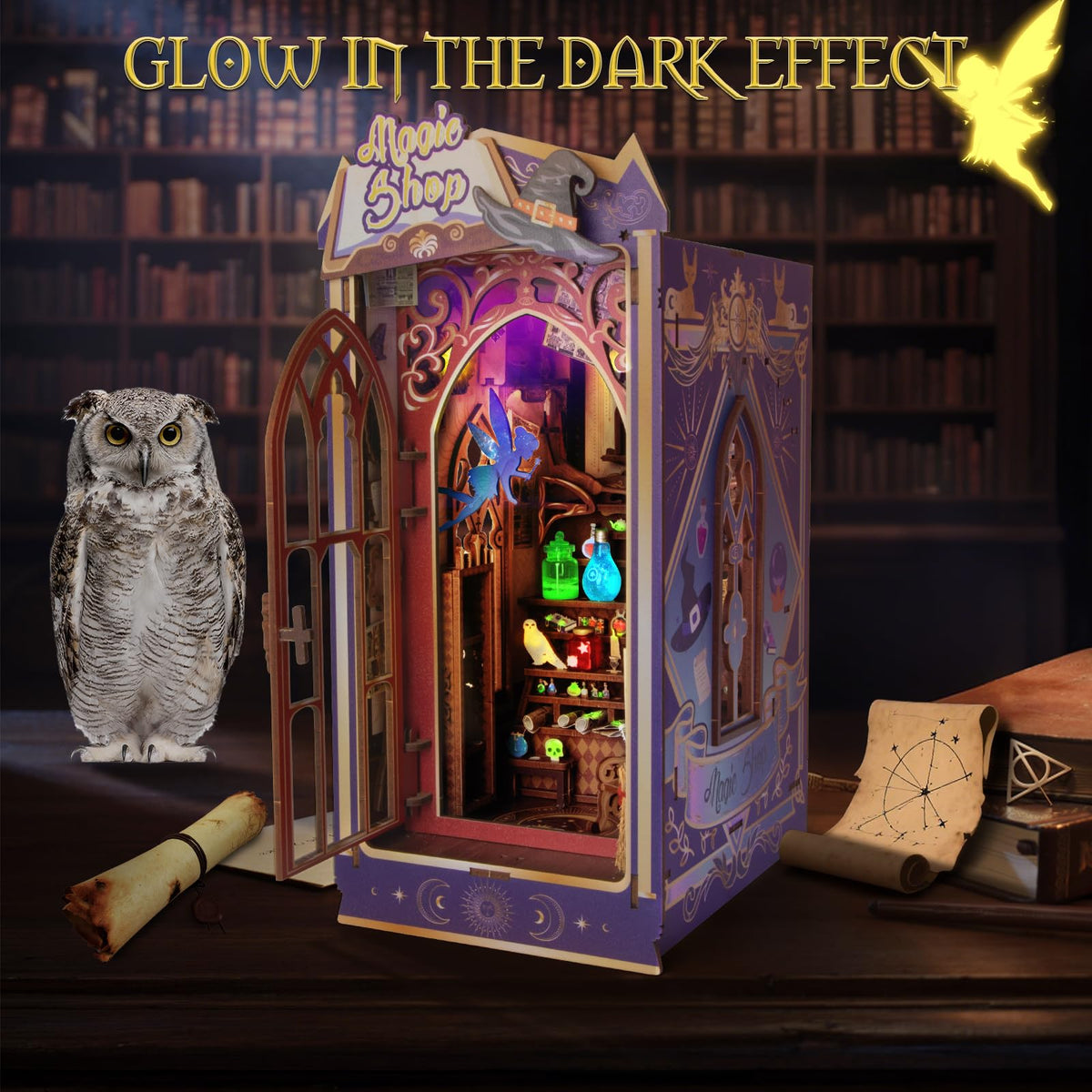 Fimeetoy gift-ready miniature decor for book lovers and crafters.