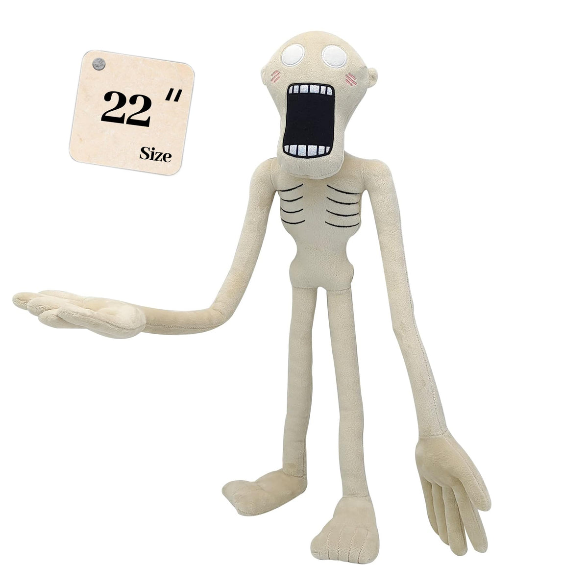 FIMIGID SCP-096 monster plush, embroidered face details for a soft, expressive look.
