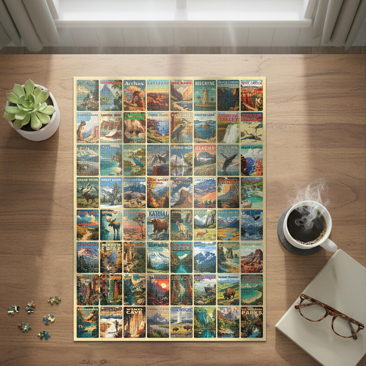 Final Piece Puzzles printed in USA conveys premium inks and materials