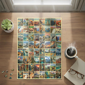 Final Piece Puzzles printed in USA conveys premium inks and materials