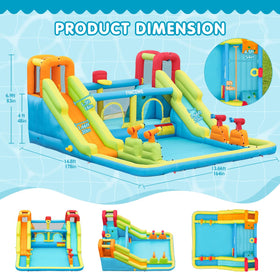 FINCOME water pool area keeps kids safely contained while splashing