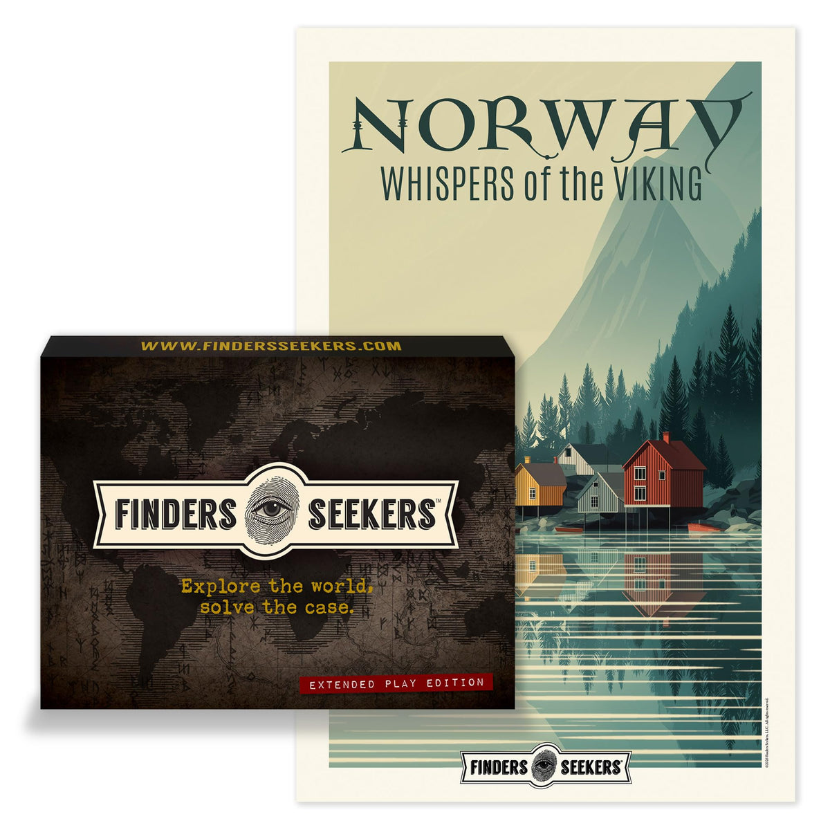 Finders Seekers Norway Whispers of The Viking case documents evoke immersive mystery for family and friends