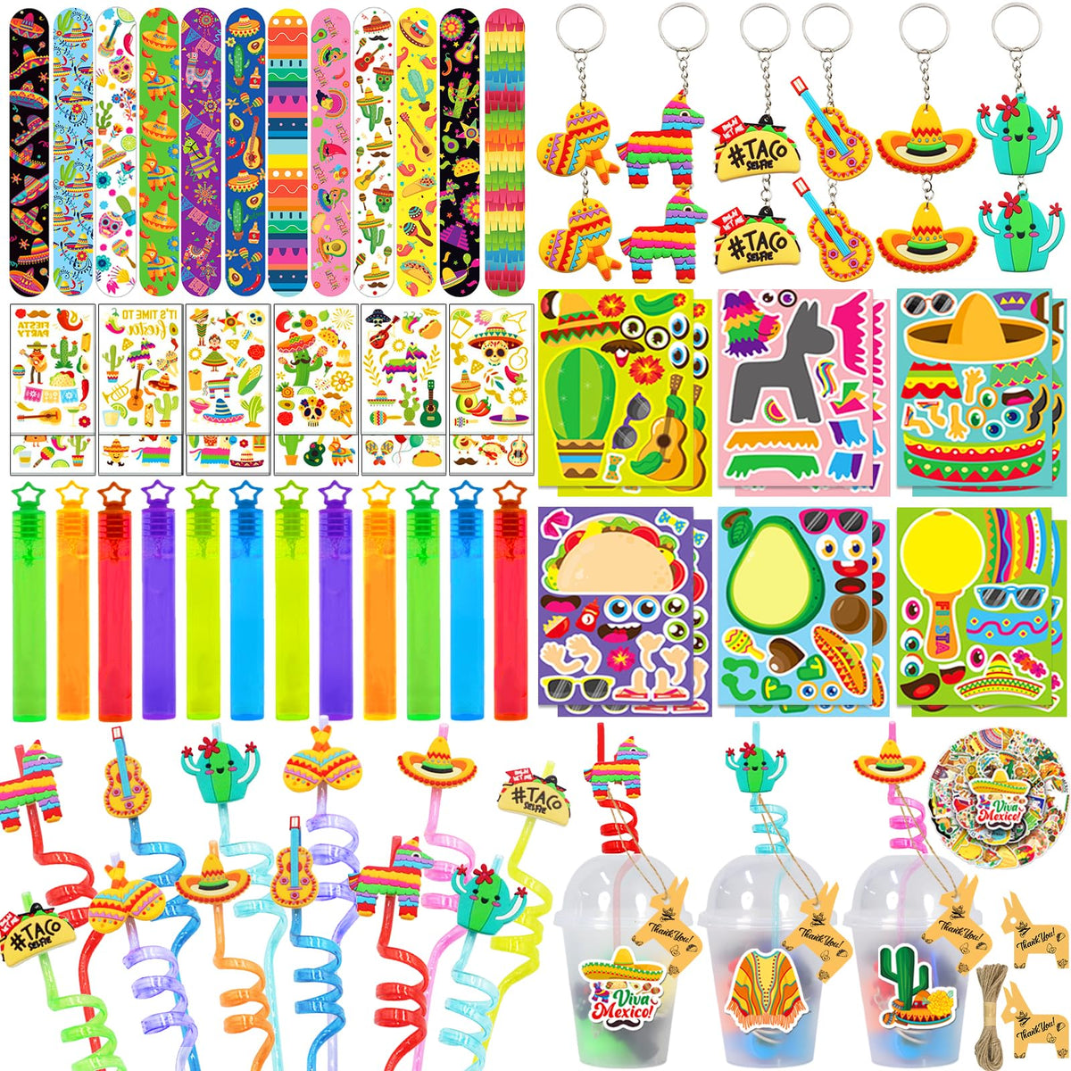 FINDRICH 158-piece fiesta set boosts party vibes