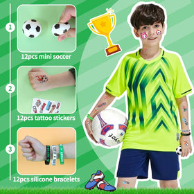 FINDRICH soccer party favors stress balls provide lightweight squeezable fun.