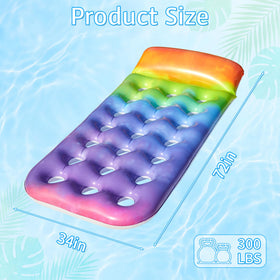 FindUWill contoured stability float hugs the body to prevent tipping.