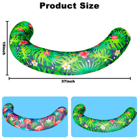 FindUWill curved noodles suitable for beach, lake, and pool use.
