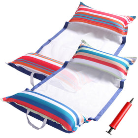 FindUWill fabric pool hammock setup for easy pool lounging.