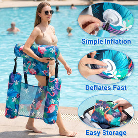 FindUWill foldable, portable design with inflator included for easy setup.