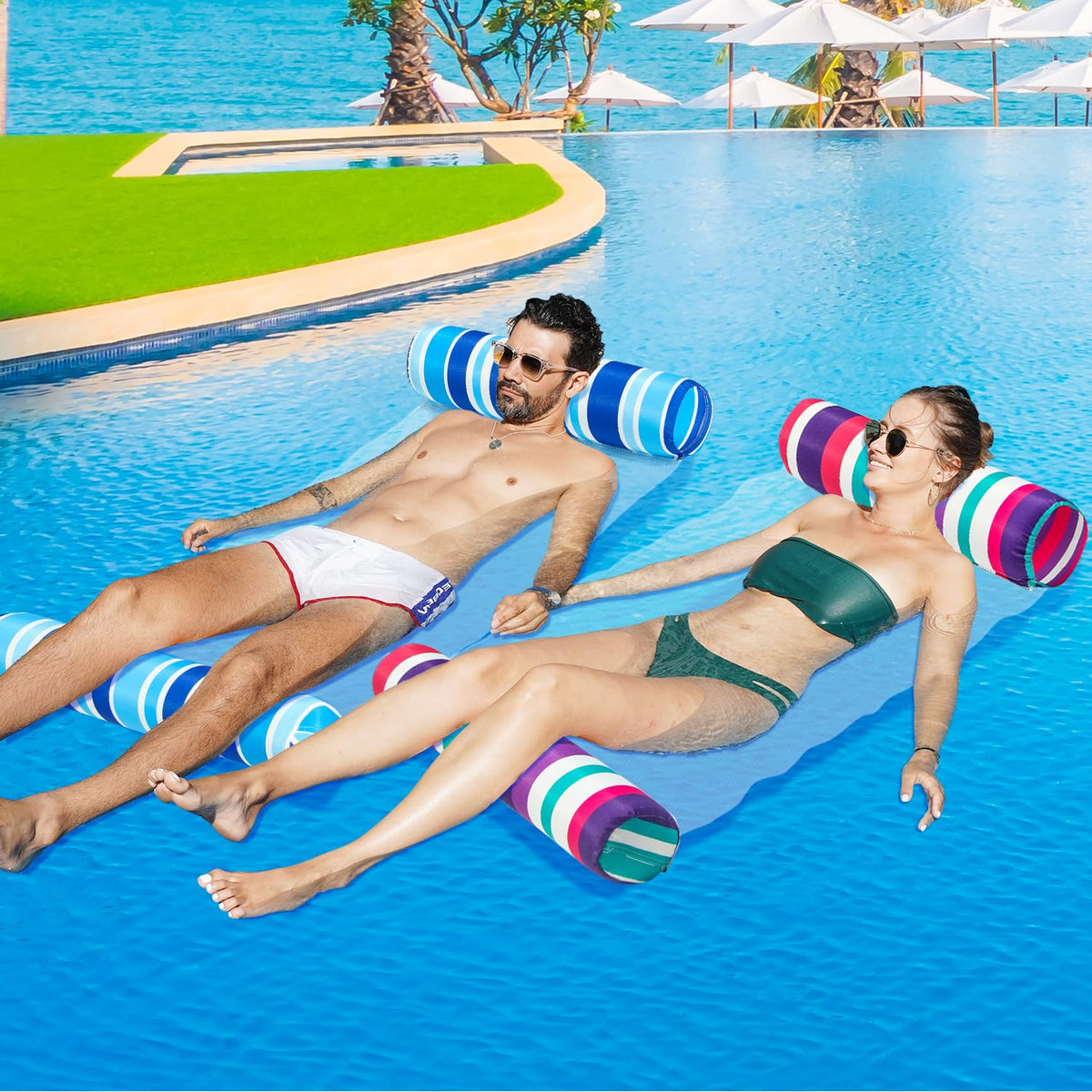 FindUWill footer pillow enhances back comfort and stability on the float