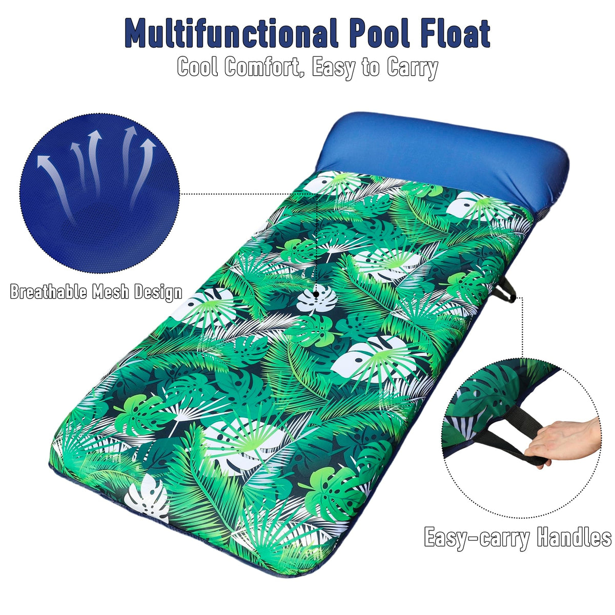 FindUWill green leafy design float adds style to water days