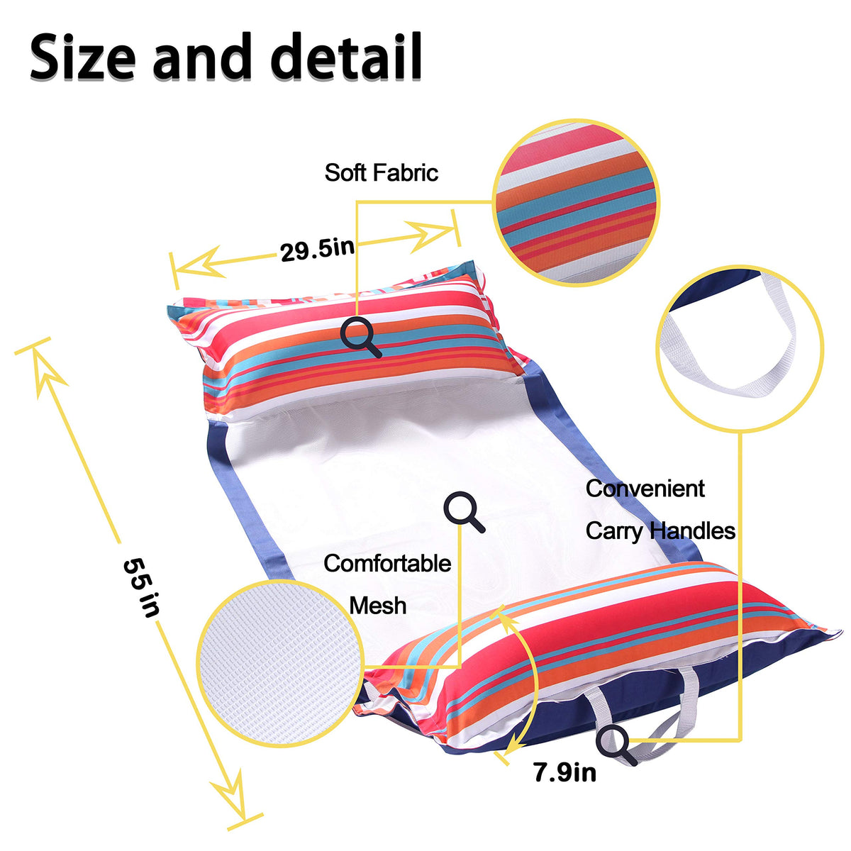 FindUWill 55x29.5 inch design supports ample space and stability.