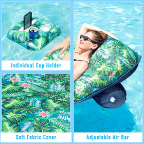 FindUWill heavy-duty adult float supports longer, stable water relaxation