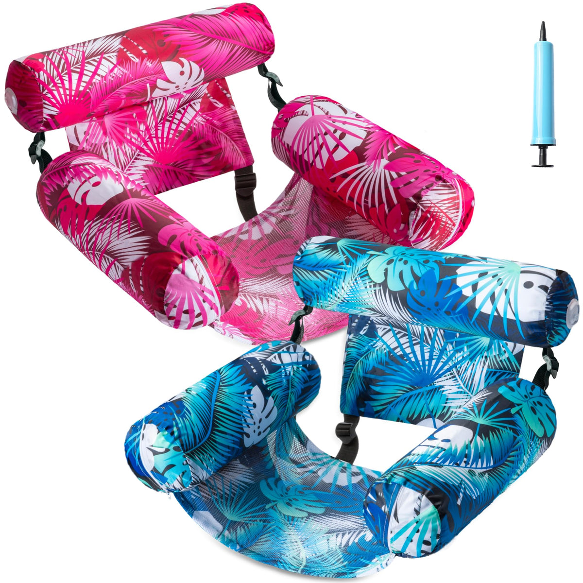 FindUWill inflatable pool floats for adults two-pack chairs for comfortable lounging