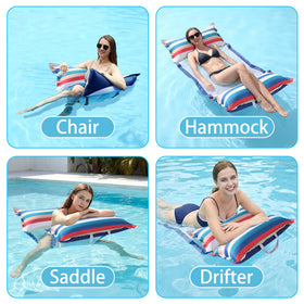 FindUWill inflatable hand pump enables quick setup for relaxation.