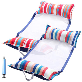 FindUWill pool floats in lounge chair configuration for sun-soaked comfort.