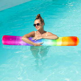 FindUWill swim noodle fabric cover closeup shows soft durable material