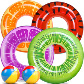 FindUWill watermelon pool float ring for sunny days and family pool fun.