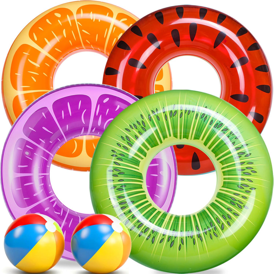FindUWill watermelon pool float ring for sunny days and family pool fun.