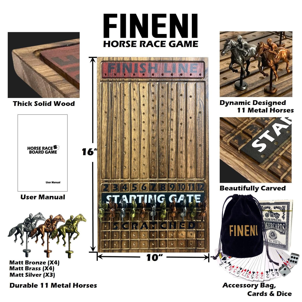 FINENI complete set is ready for social game nights.