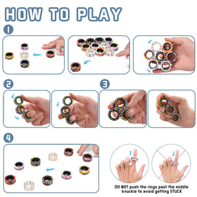 Finger Rock durable smooth metal rings offering satisfying tactile feedback