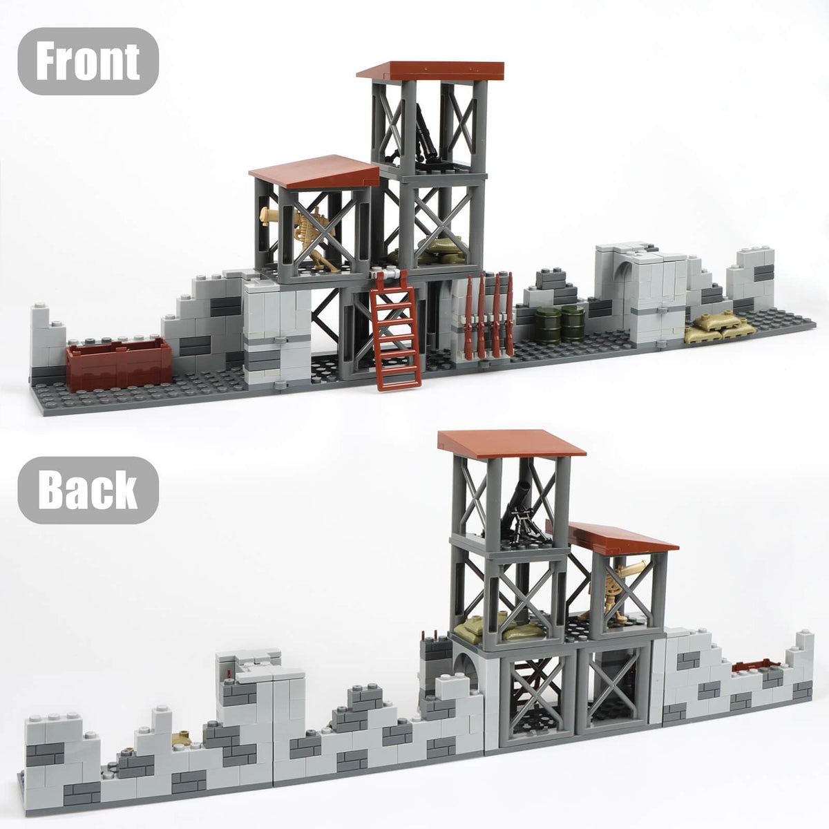 Finger Rock military ruins guard tower; guard tower visuals enable strategic setups and missions