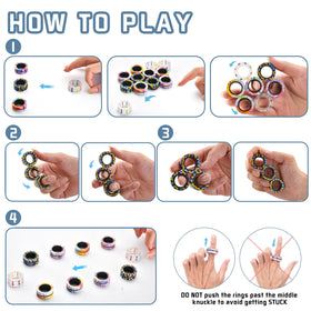 Pocket-size Finger Rock stress-relief toys fit in any pocket.