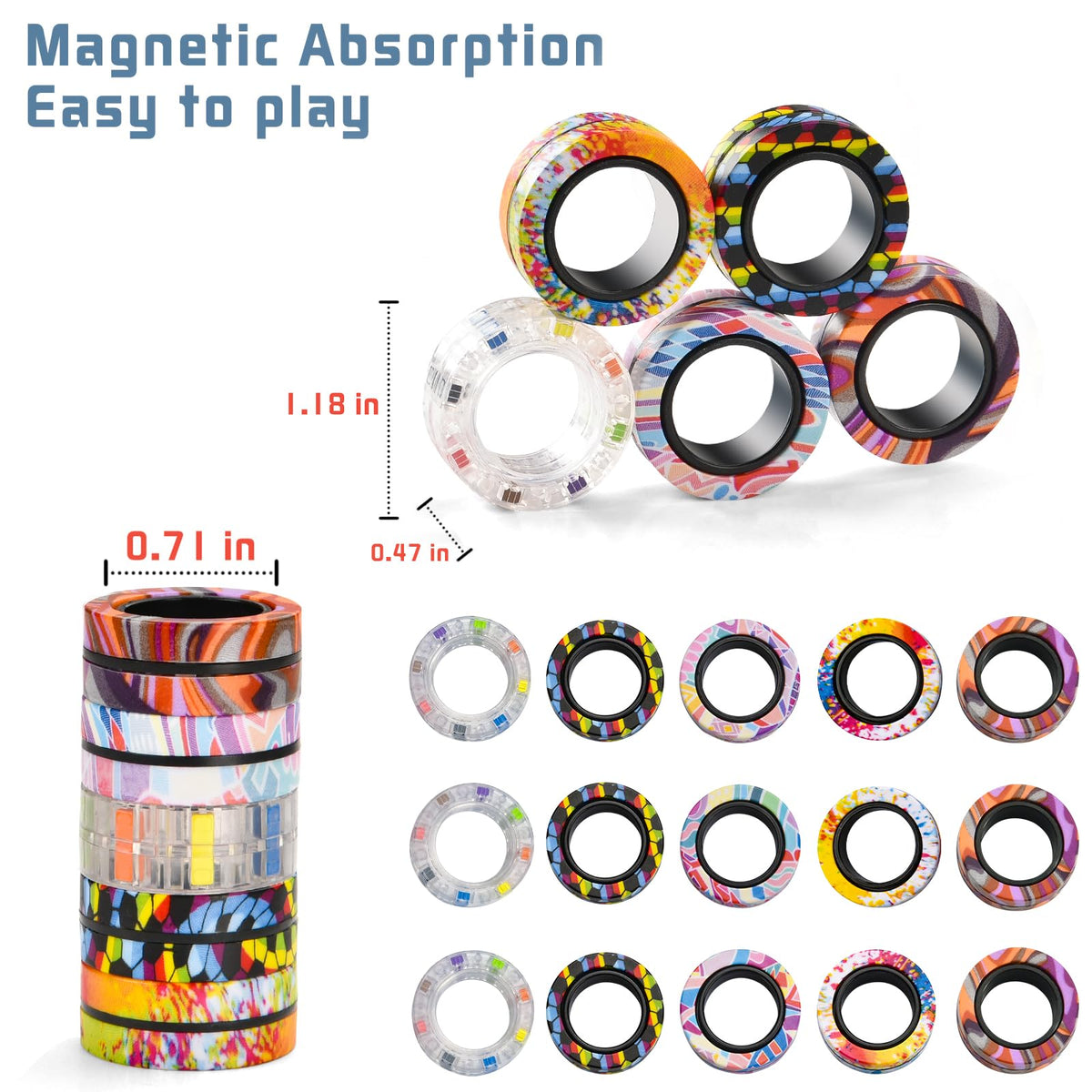 Finger Rock pocket-sized magnetic rings for on-the-go concentration
