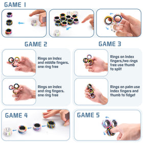 Travel-friendly Finger Rock rings are ideal for on-the-go focus.