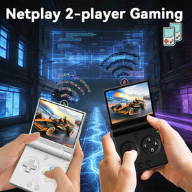 FINGEREVO Miyoo Mini Flip onionos-64gb provides built-in storage for games and apps